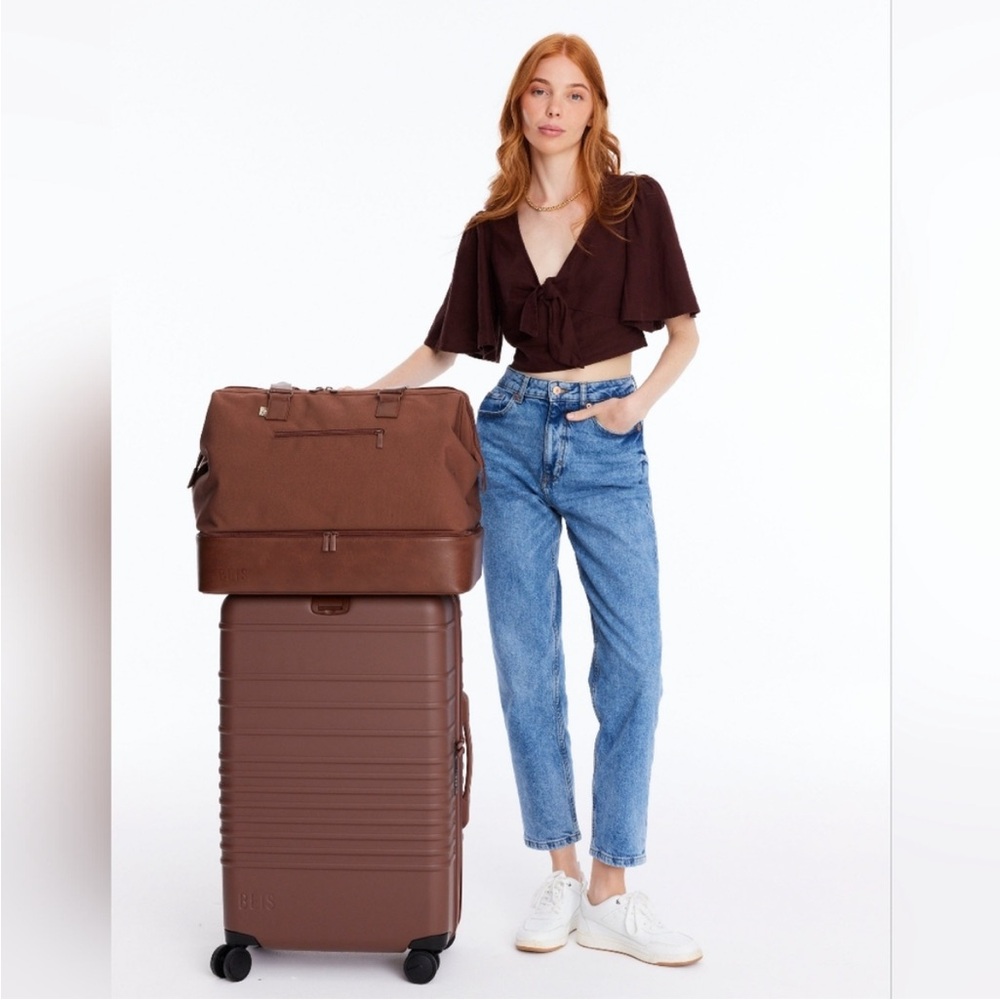 BEIS Brown Travel Bag